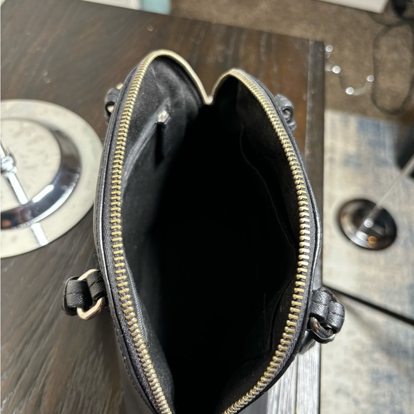 Coach Dome Black Leather Crossbody Bag - Picture 3 of 4